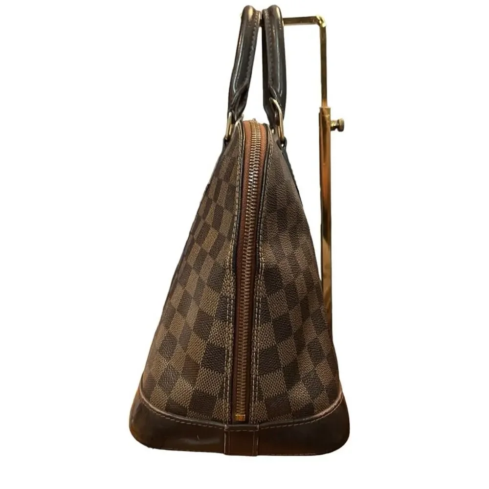 Louis Vuitton Damier Ebene Alma Handbag